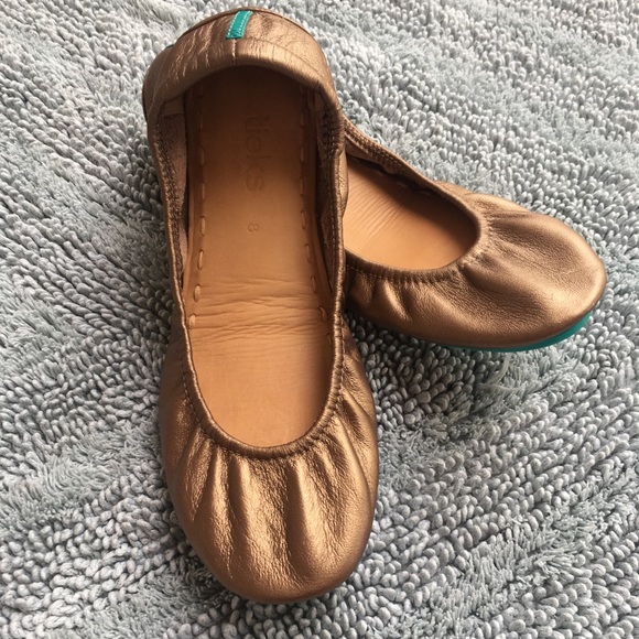 Tieks Shoes - Metallic Bronze Tieks
